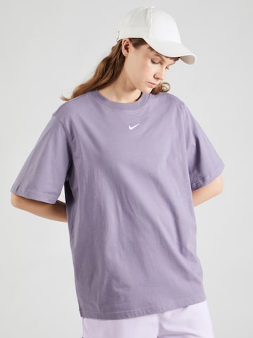 Nike Sportswear Тениска 'Essentials' в лилав: отпред
