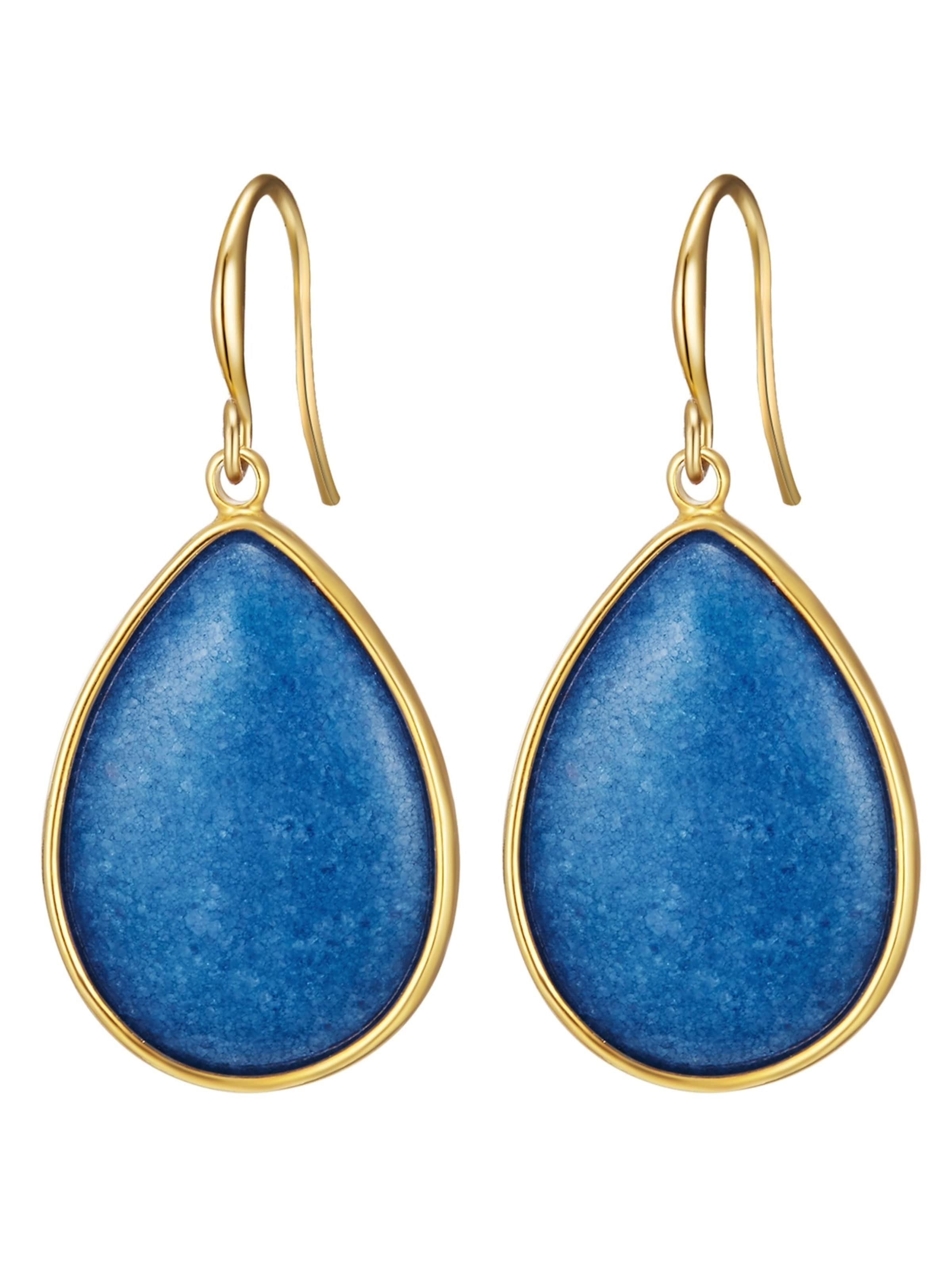 Lulu & Jane Ohrringe in Gold: Vorderseite