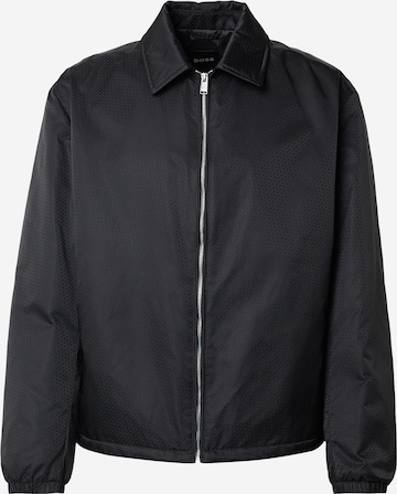 BOSS Välikausitakki 'H-Crestell' värissä musta: etupuoli