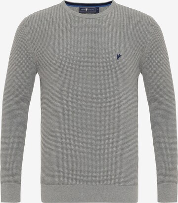 Pullover 'Aljamain' di DENIM CULTURE in grigio: frontale