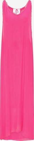 IZIA Beach Dress in Pink: front