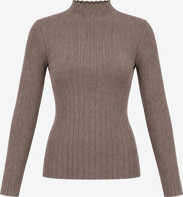 SASSYCLASSY Shirt in Grey: front