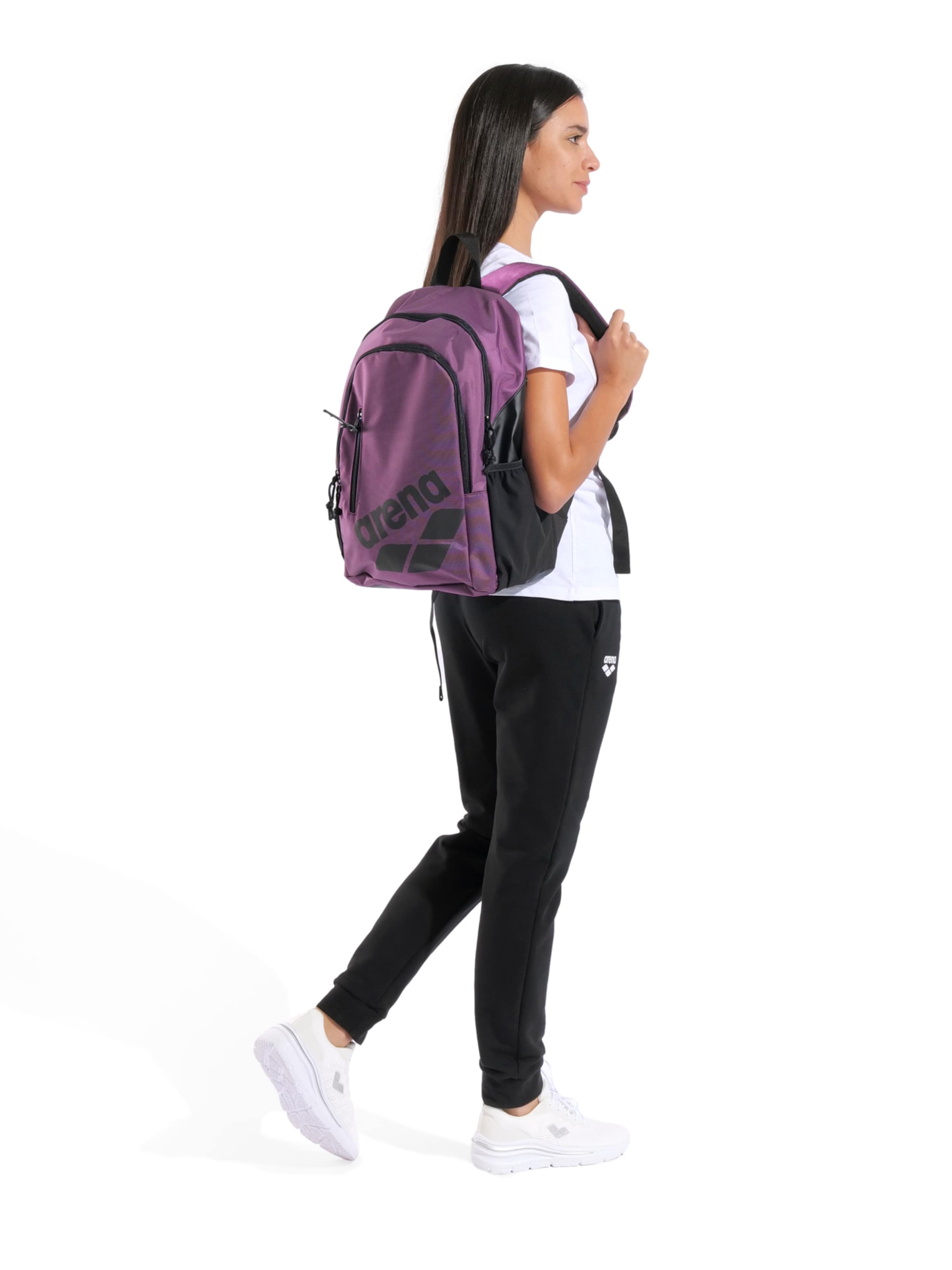 ARENA - Mochila deportiva en lila: frente