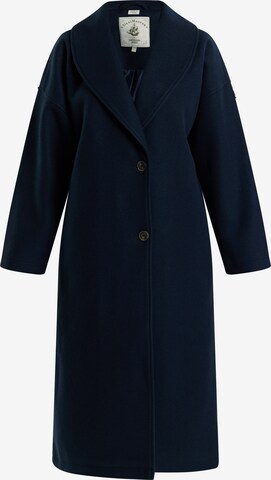 DreiMaster Vintage Between-Seasons Coat 'Incus' in Blue: front