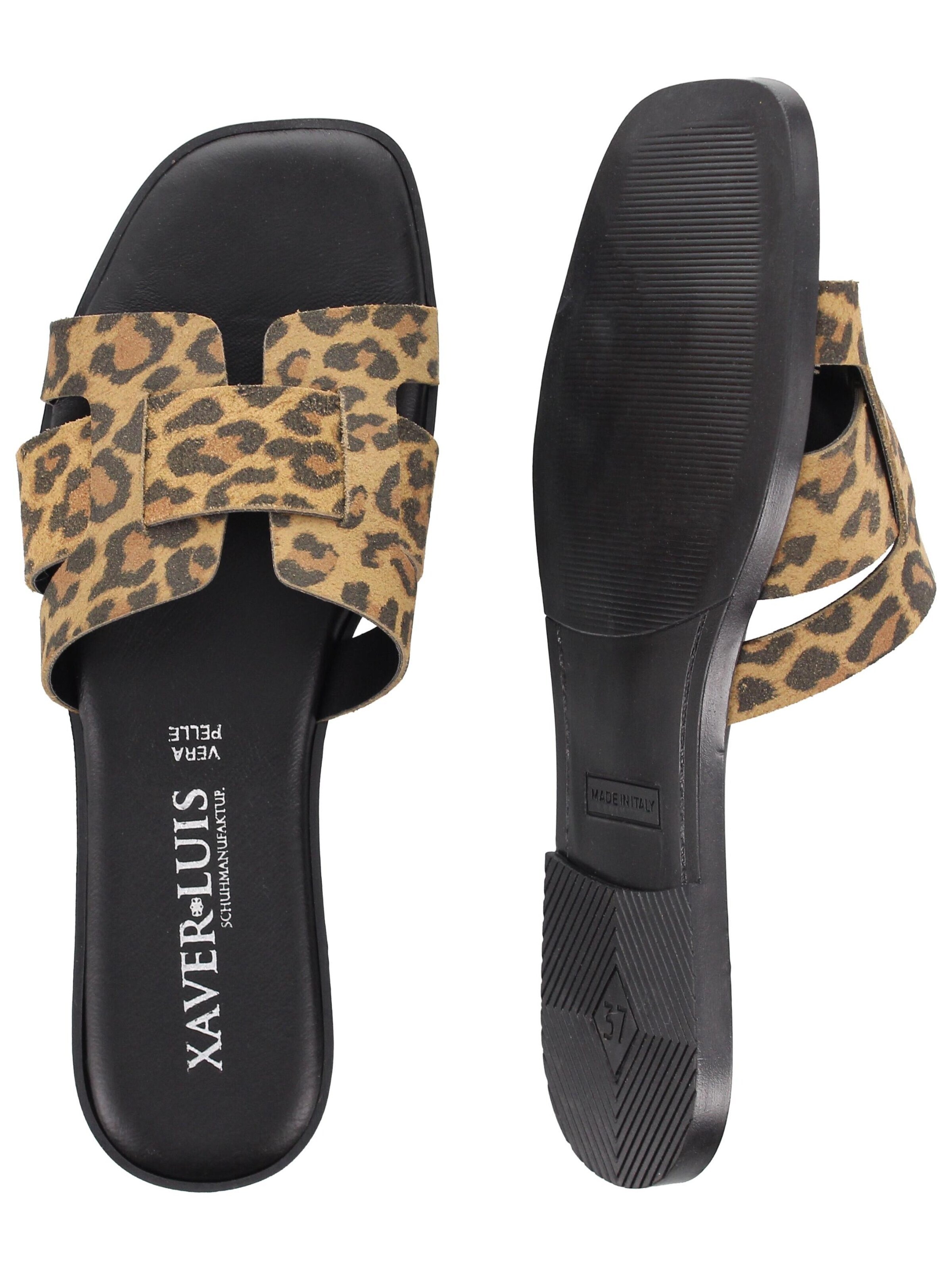 XAVER LUIS Schuhmanufaktur Mules 'ROBERTA' in Beige