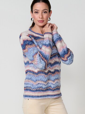 Pull-over KOROSHI en mélange de couleurs