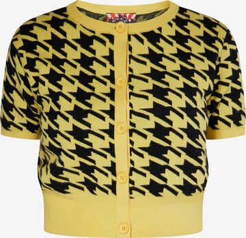 Cardigan myMo ROCKS en jaune : devant