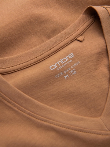 Ombre Shirt in Bruin