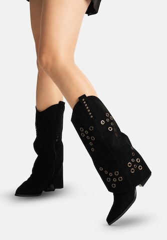 Bottes de cowboy Salinyang en noir