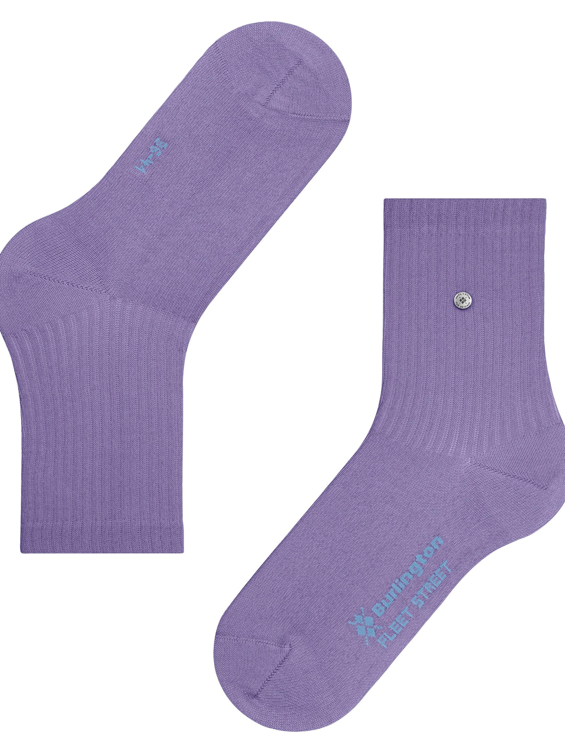 BURLINGTON Socks 'Fleet Street' in Purple