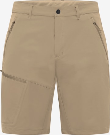 JACK WOLFSKIN Outdoor Pants 'Pico Trail' in Beige: front