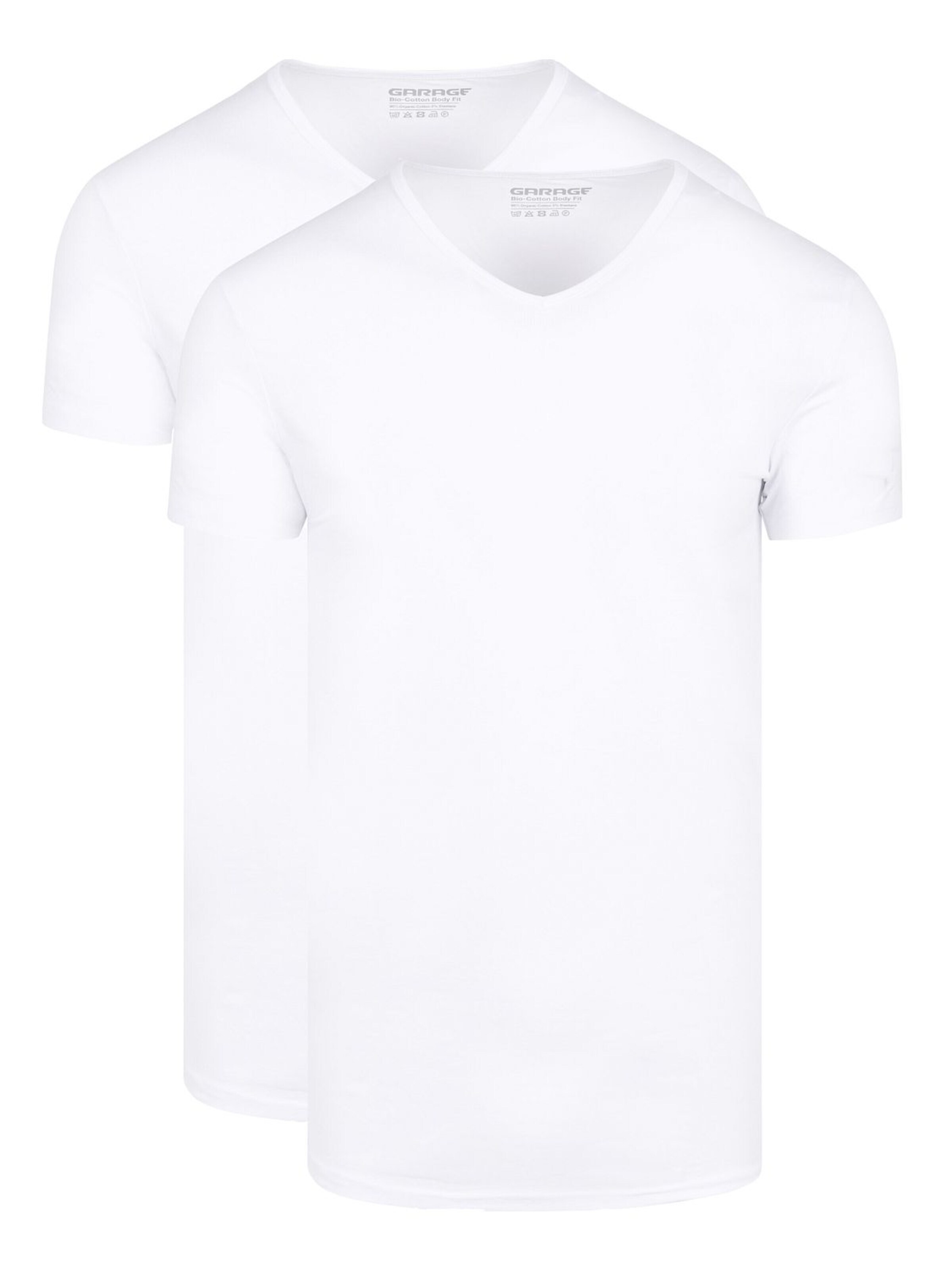 GARAGE Shirt in Wit: voorkant