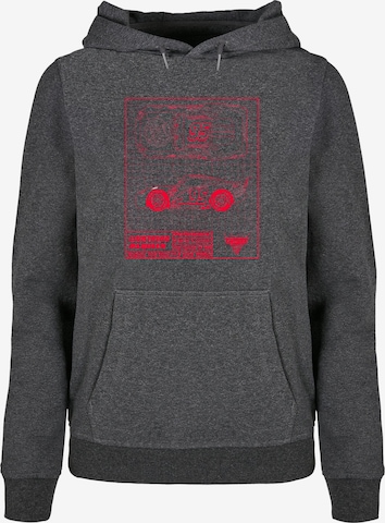 Sweat-shirt ABSOLUTE CULT en gris : devant