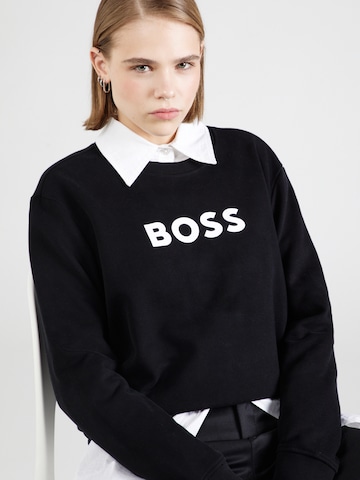 BOSS Sweatshirt 'Ela 6' in Zwart