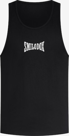 T-Shirt ' Classic Ripp ' Smilodox en noir : devant