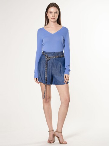 Influencer - Pullover em azul