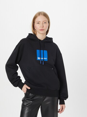 KARL LAGERFELD JEANS Sweatshirt i svart: forside