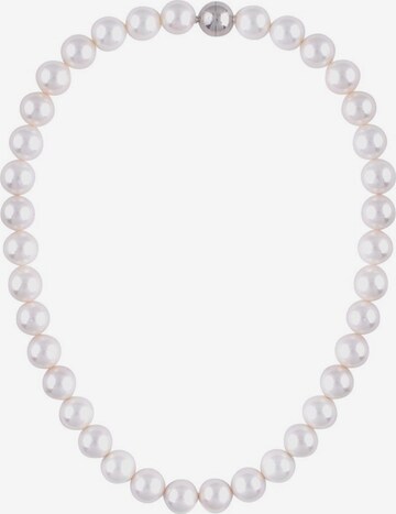 Leslii Necklace in White: front