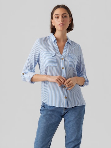 VERO MODA Bluse 'VMBumpy' in Weiß: Vorderseite