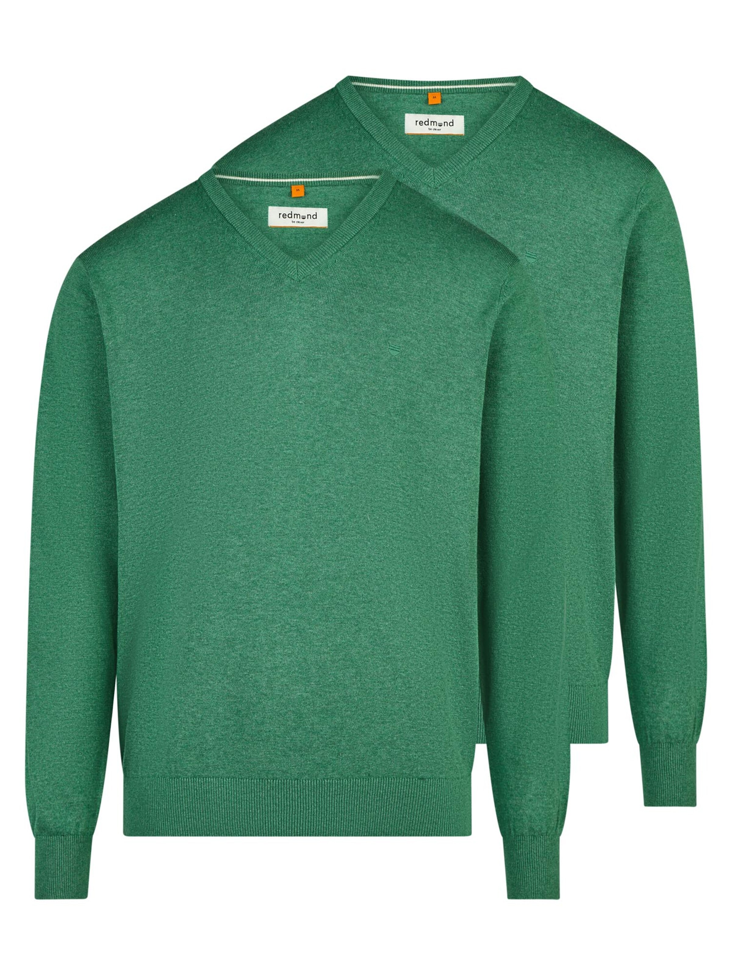redmond Sweater 'Basic' in Green: front