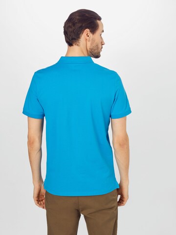 TOM TAILOR Regular Fit Poloshirt in Blau