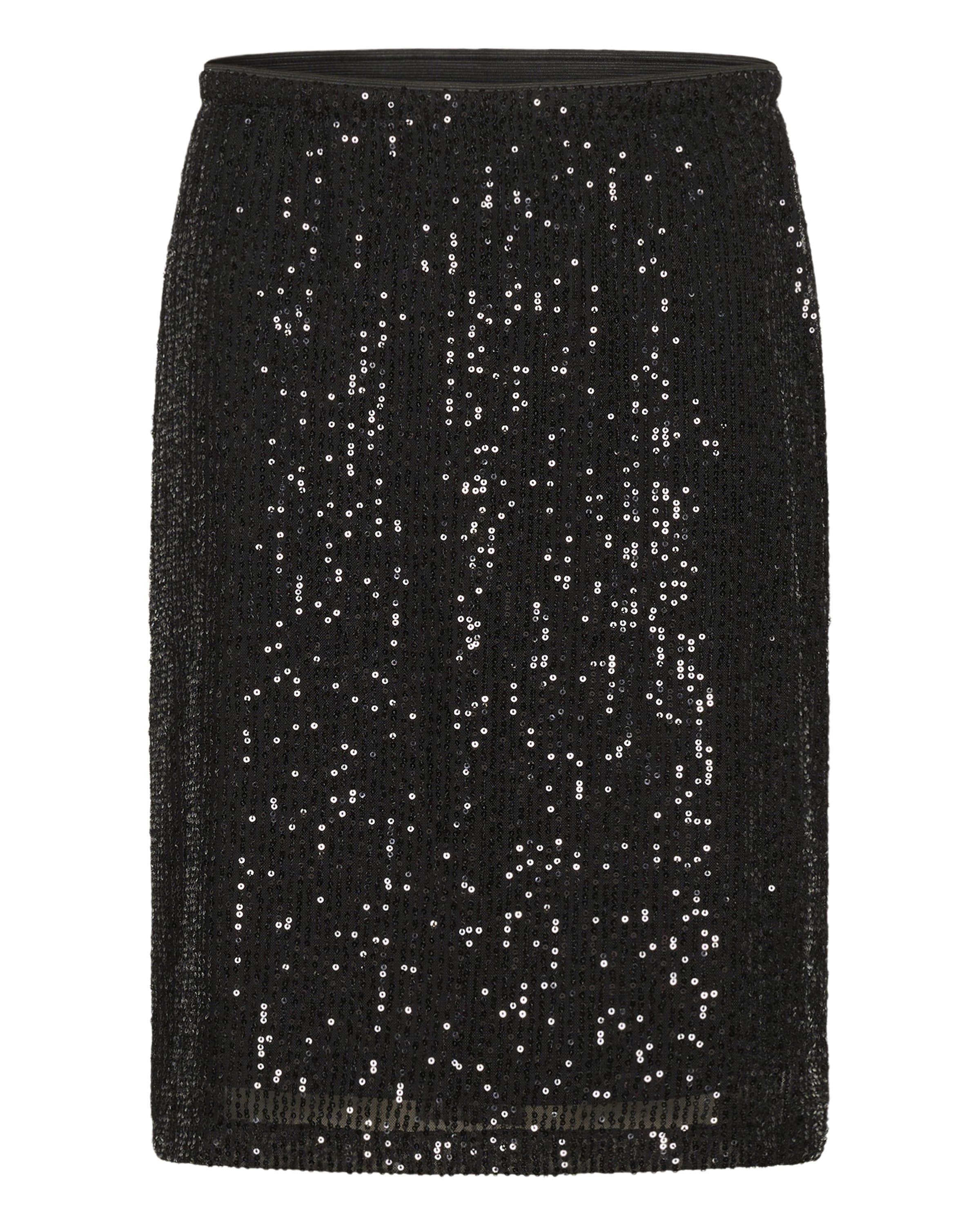 Kaffe Rok in Zwart: voorkant