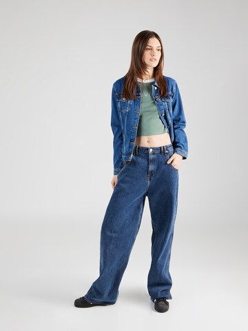 LEVI'S ® Tričko 'Graphic Mini Ringer' – zelená