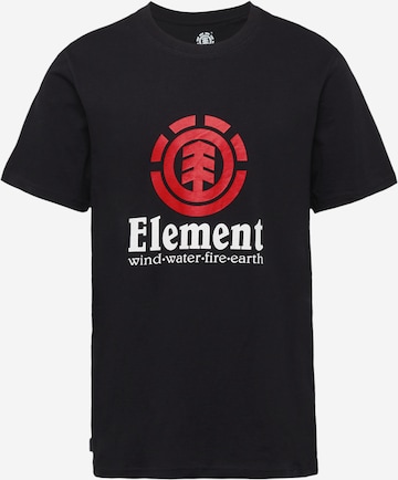 ELEMENT T-Shirt in Schwarz: predná strana