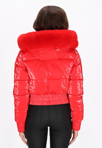 Veste d’hiver faina en rouge