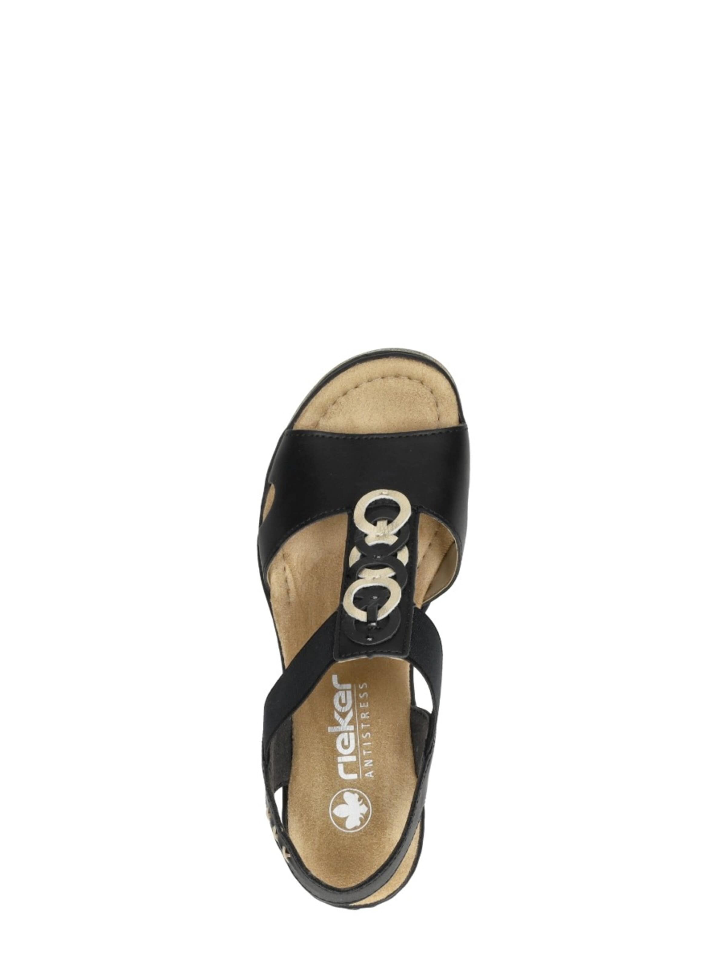 Rieker Sandal 'Sandalen Hak' in Black