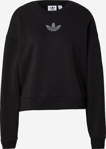 Bluză de molton 'BLING' de la ADIDAS ORIGINALS pe negru: față