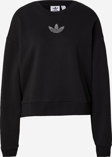 ADIDAS ORIGINALS Sweatshirt 'BLING' in schwarz / silber, Produktansicht
