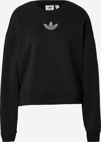 ADIDAS ORIGINALSSweater majica 'BLING' - crna boja: prednji dio