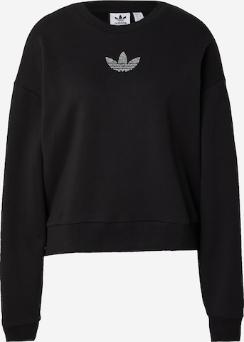 Bluză de molton 'BLING' de la ADIDAS ORIGINALS pe negru: față