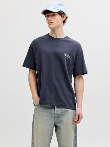 JACK & JONES Póló 'JORMONTAUK' - szürke: elől