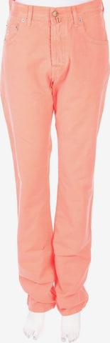 LUIGI BORRELLI NAPOLI Pants in 31 in Orange: front