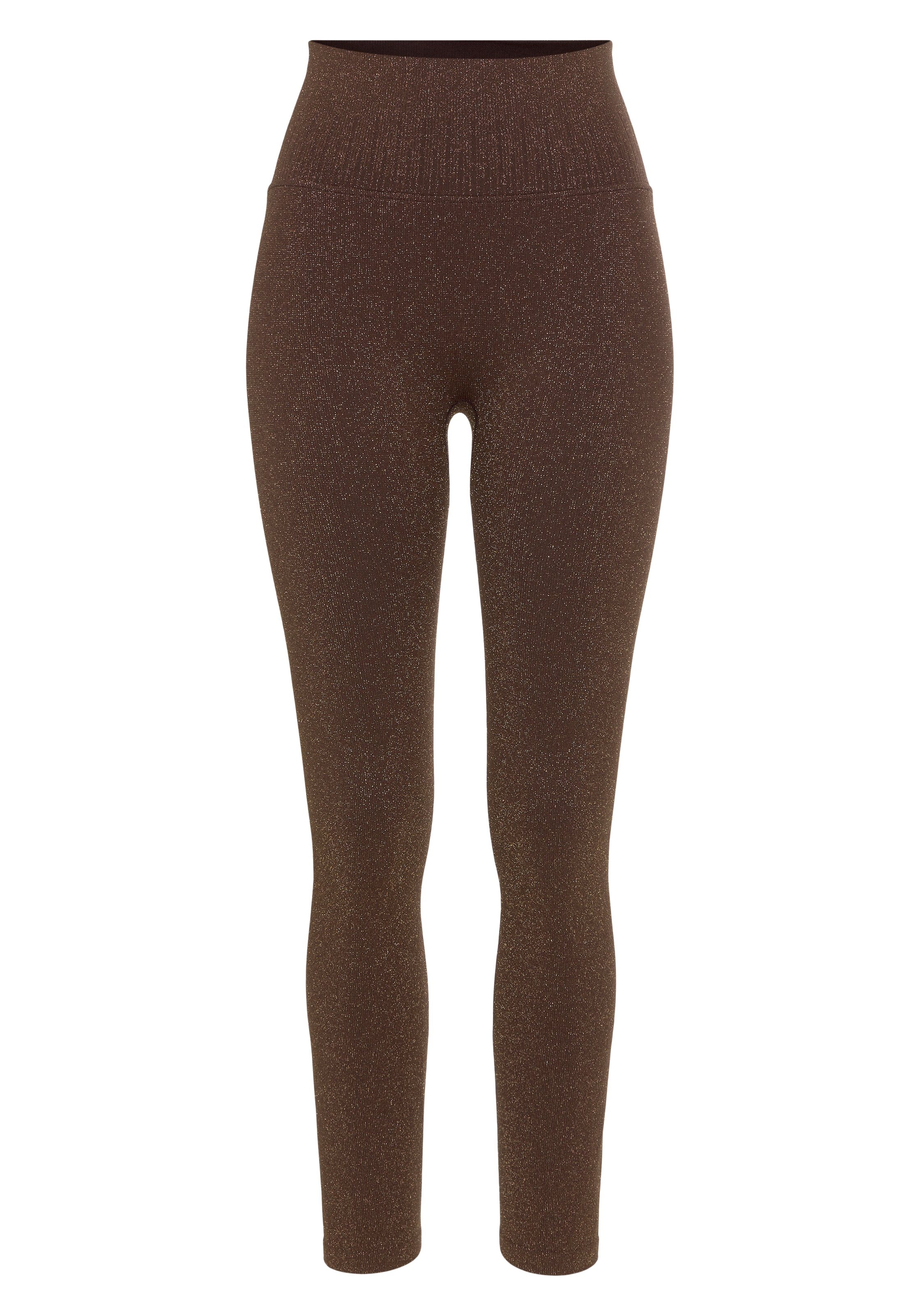 LASCANA Skinny Leggings in Gold: Vorderseite