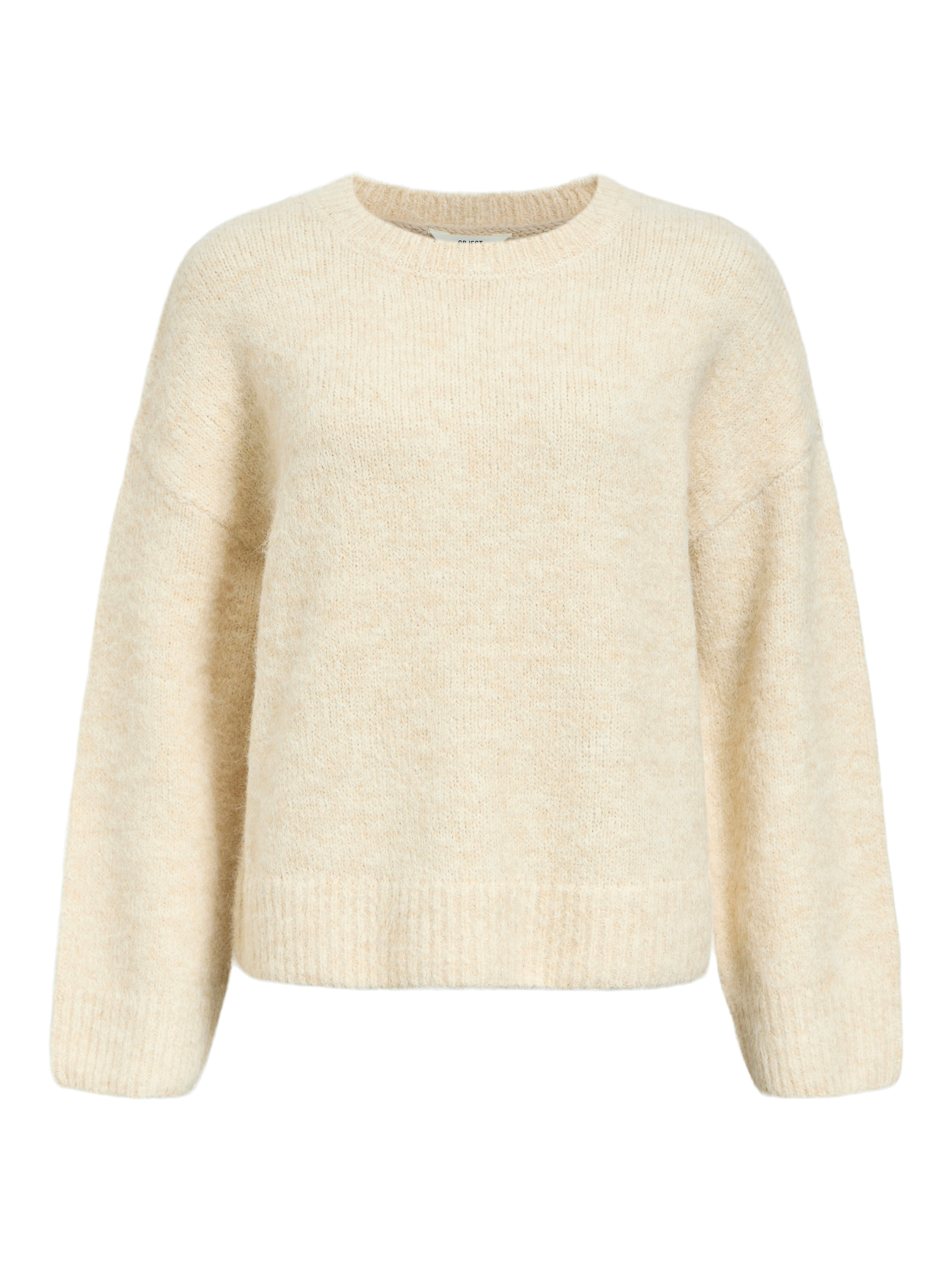 OBJECT Sweater 'OBJSaggia' in Beige: front