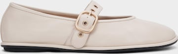 Estro - Bailarina '039' en beige: frente