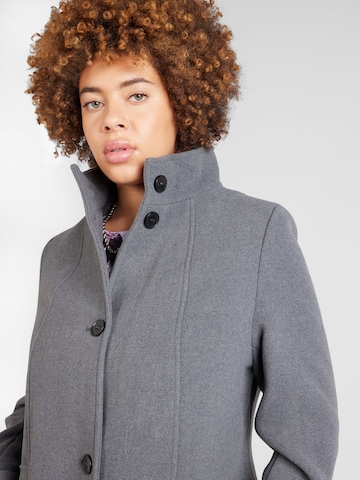 Ulla Popken Between-Seasons Coat in Grey