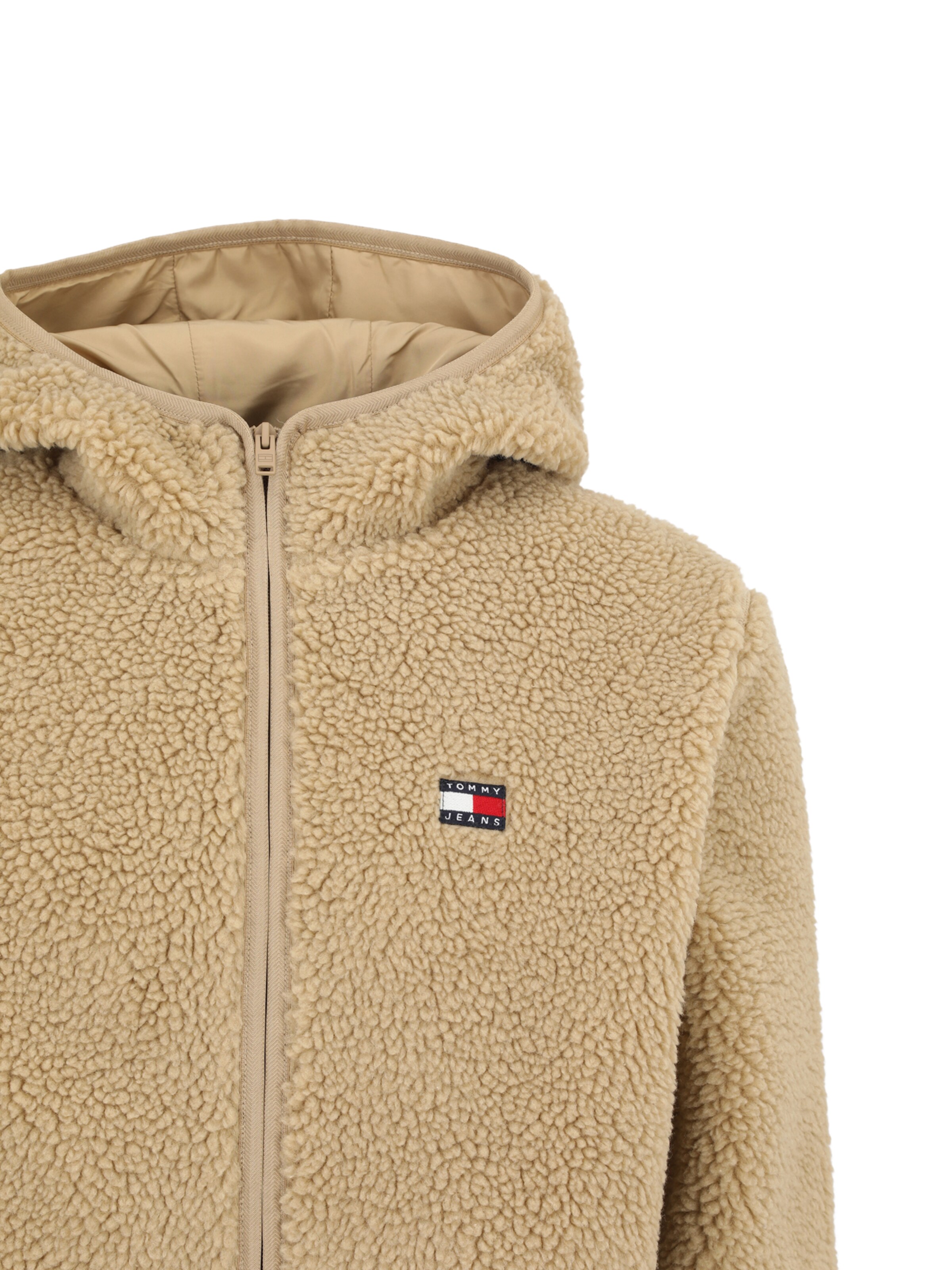 Tommy JeansFlis jakna - bež boja