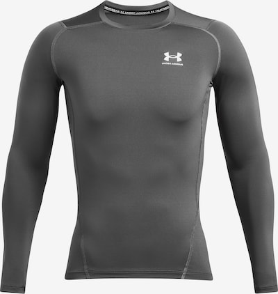 UNDER ARMOUR Toiminnallinen paita värissä tummanharmaa / valkoinen, Tuotenäkymä