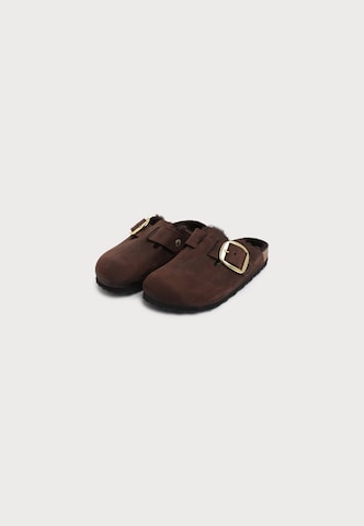 BIRKENSTOCK Slipper 'Boston' in Braun