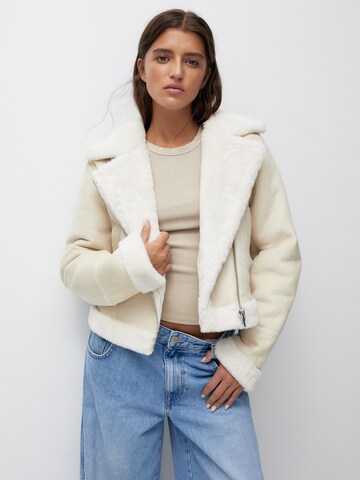 Pull&Bear Overgangsjakke i beige: forside