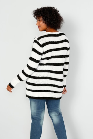 Angel of Style Oversized Sweater in White