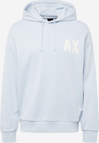 ARMANI EXCHANGE Sweatshirt in Blue: front