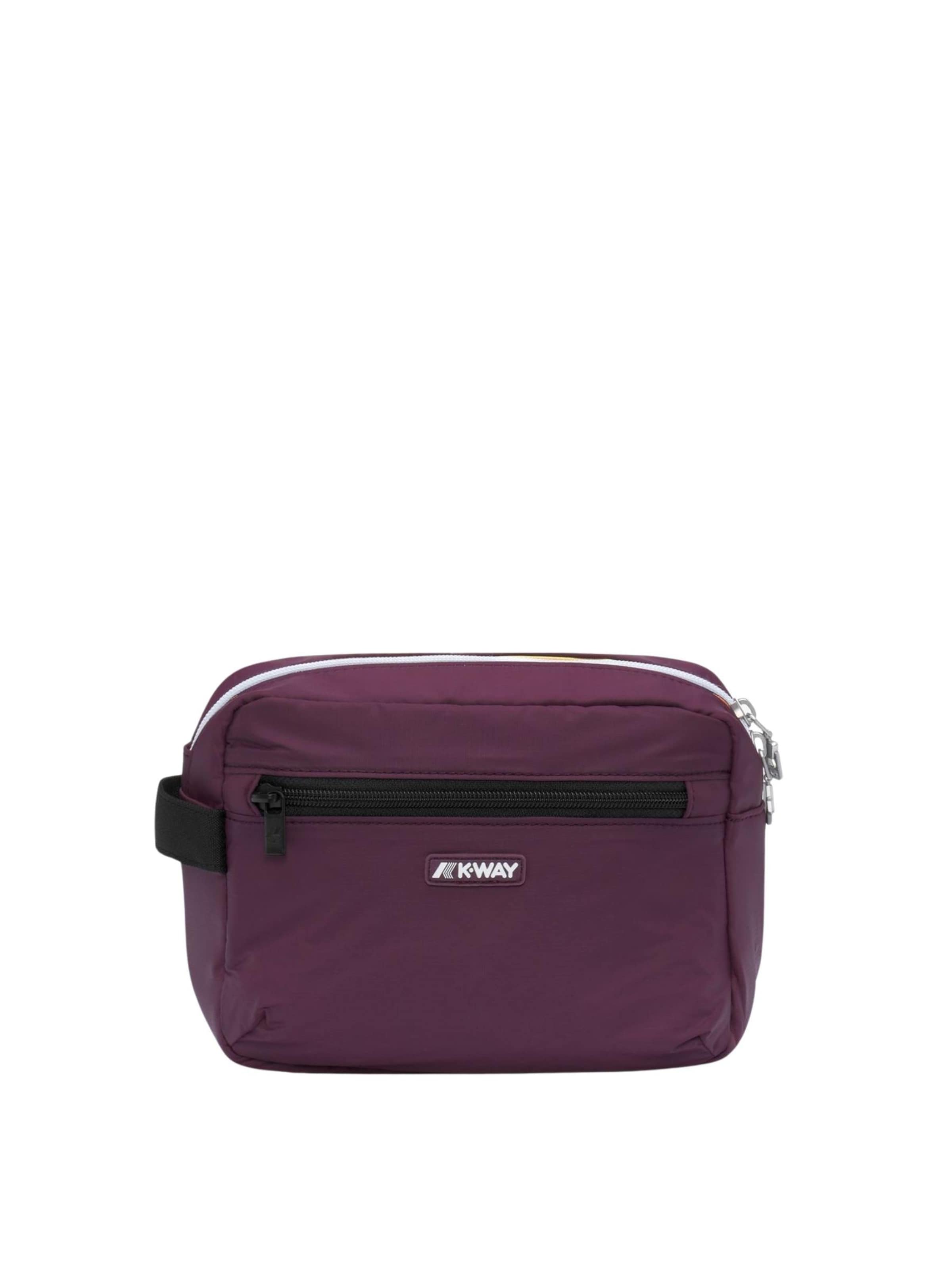 K-Way Make up tas 'DEMU' in Lila: voorkant