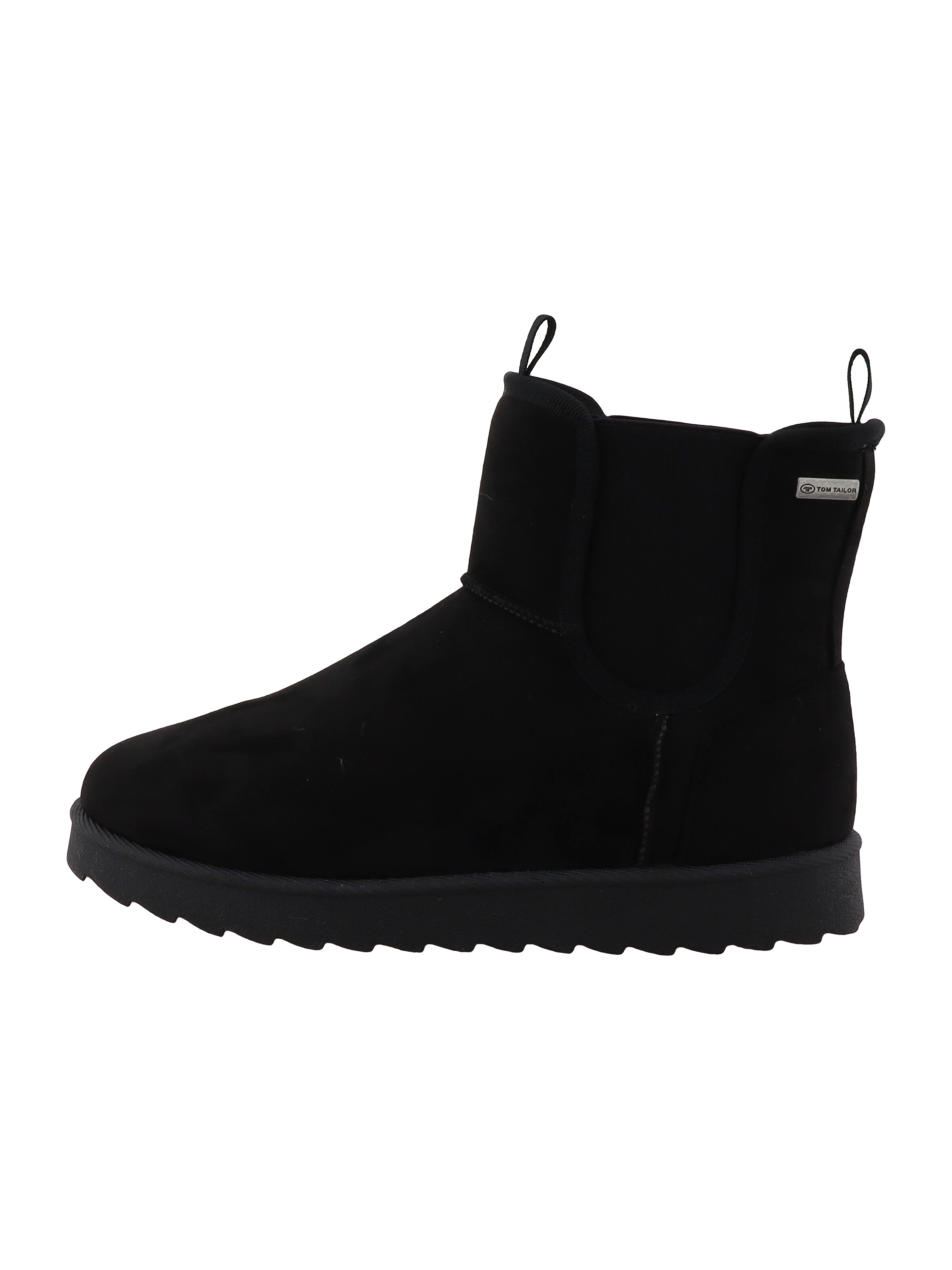 Boots TOM TAILOR en noir : devant