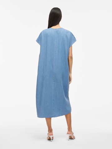 VILA Jurk 'Kaftan' in Blauw