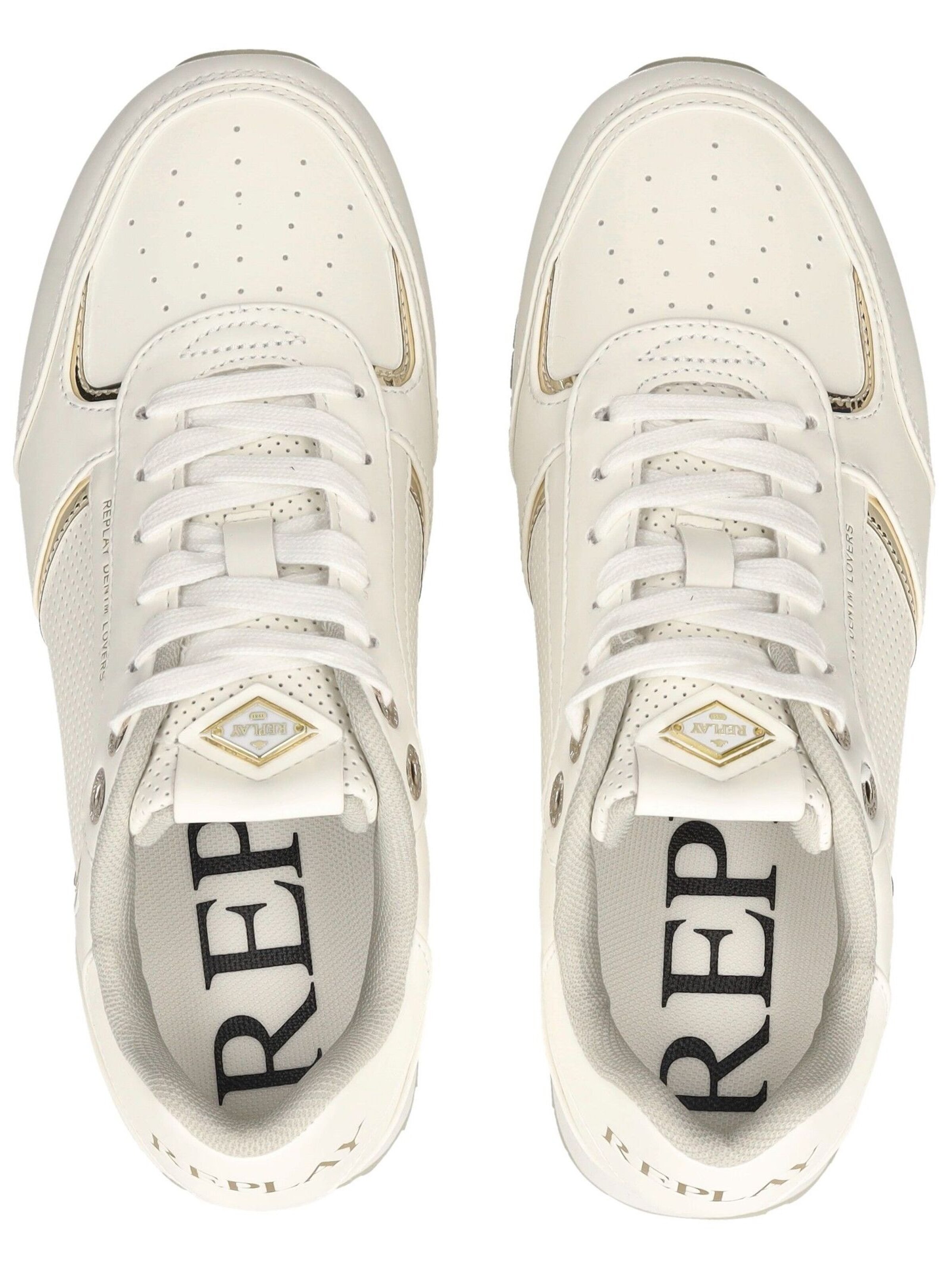 REPLAY Sneakers laag in Wit
